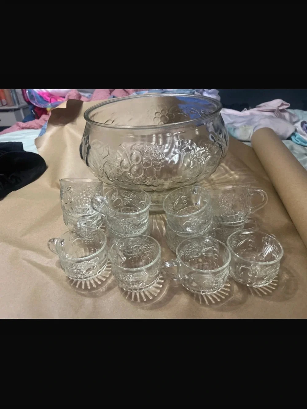 Clear Glass Serving Bowl - Transparent Glass Serveware